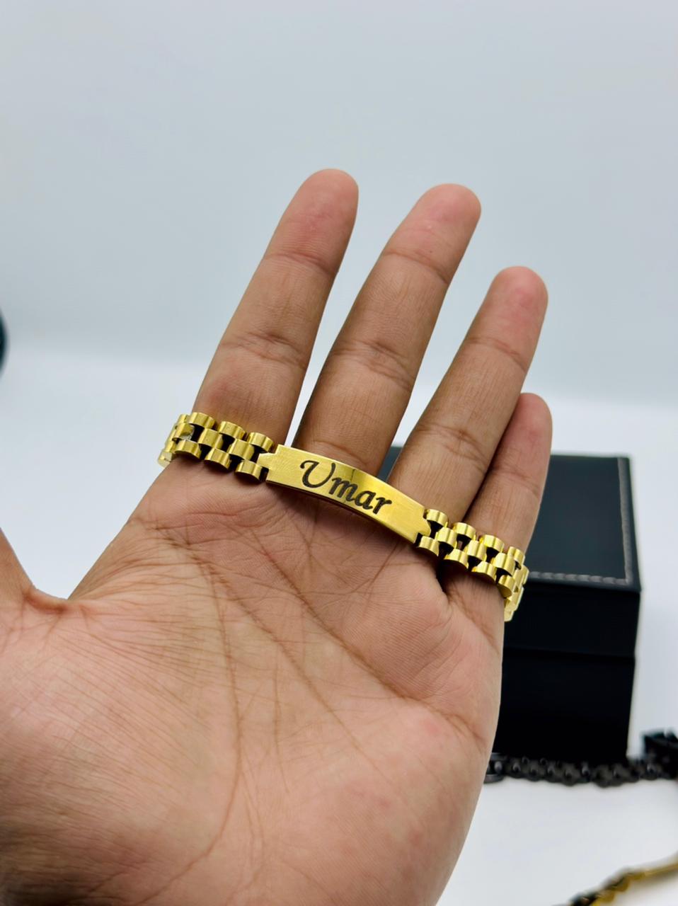 Beautiful Engraved Name Braclet