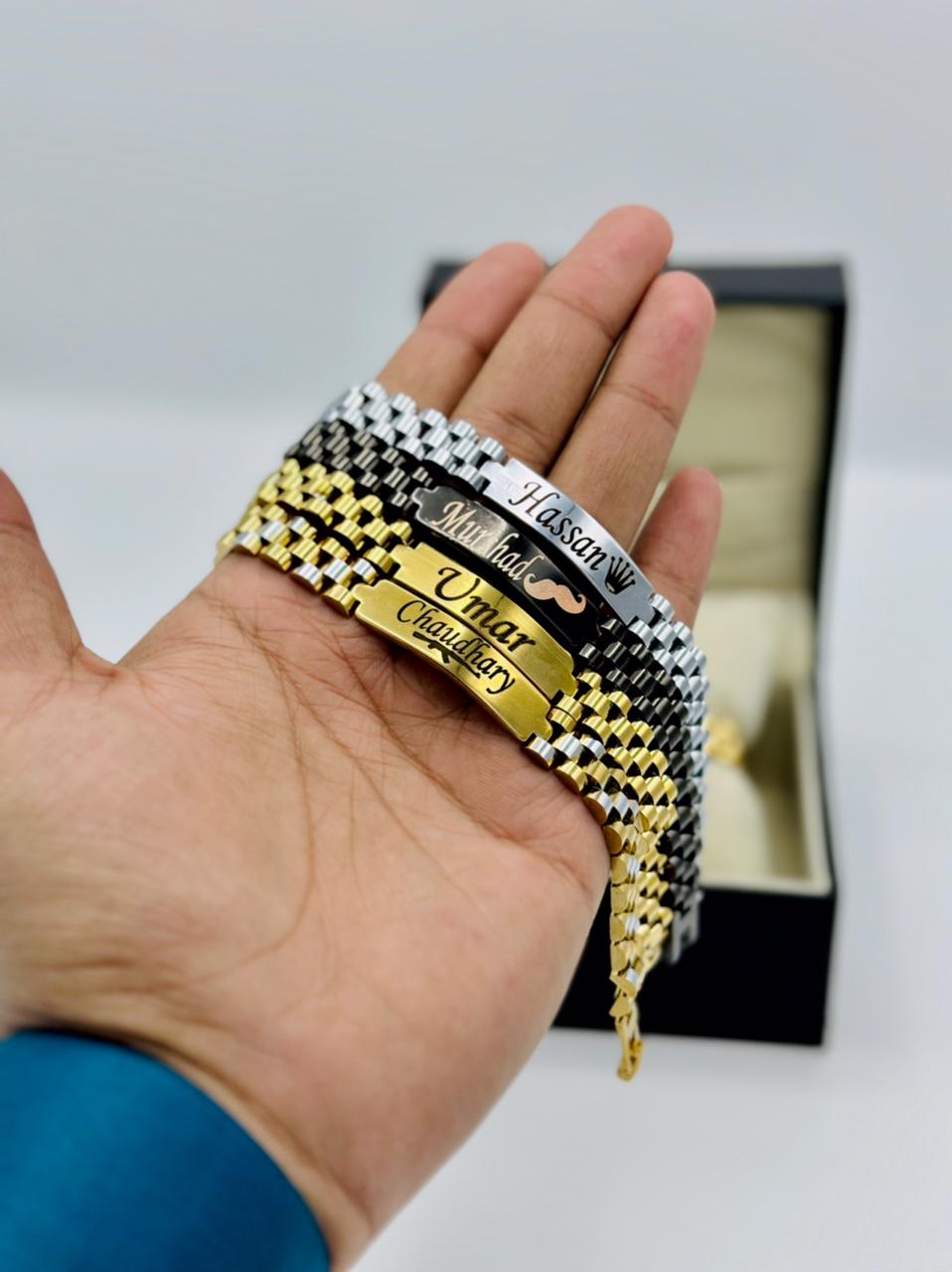 Beautiful Engraved Name Braclet